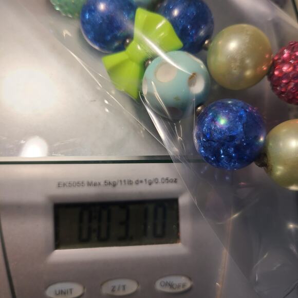 Bubblegum Pastels Sensory Textures Necklace *KIDS SIZE* 17" for kids 3+ yrs old - Picture 5 of 5